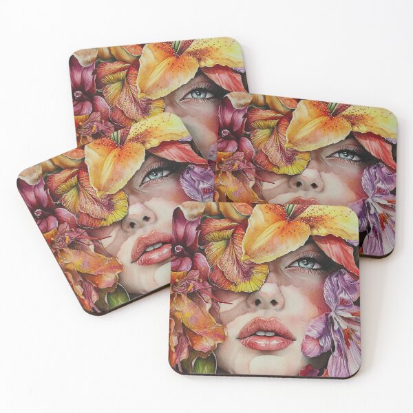 Item preview, Beauty in Flowers in Watercolor Painting  designed and sold by MahsaWatercolor.