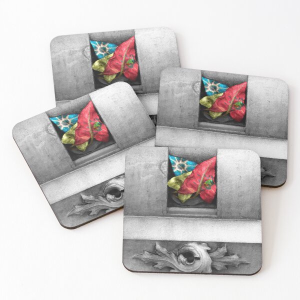 Item preview, trapped trio of leaves designed and sold by EmmePonsImages.
