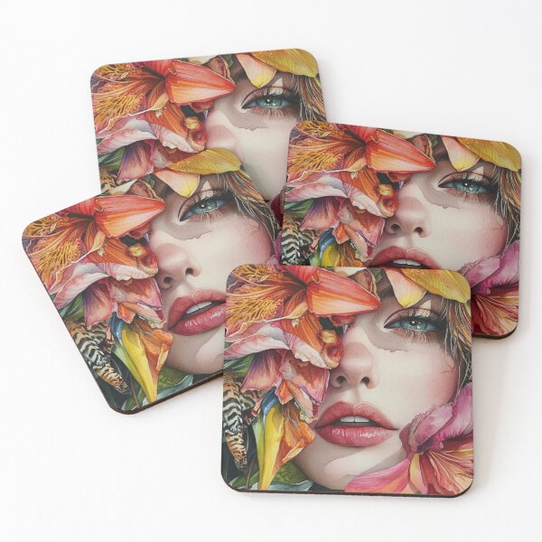 Item preview, Beauty in Flowers in Watercolor Painting  designed and sold by MahsaWatercolor.