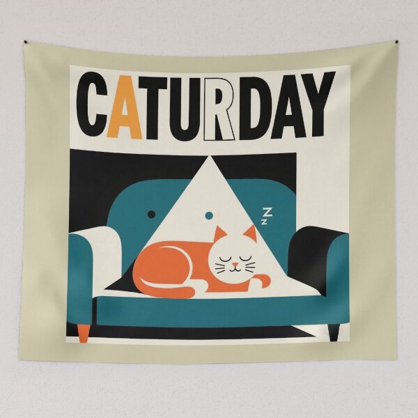 Item preview, Caturday designed and sold by artsmeow.