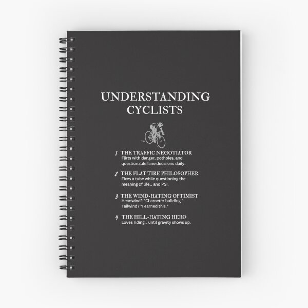 Item preview, Understanding Cyclists – Funny Road Life Humor for Riders – Black designed and sold by PsyFlow35.