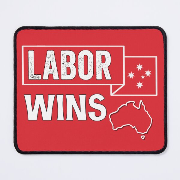 Item preview, Australian Labor Party/ labor Supporter Politics Labor wins Australian election 2025 Men Woman Kids designed and sold by Taylor ART.