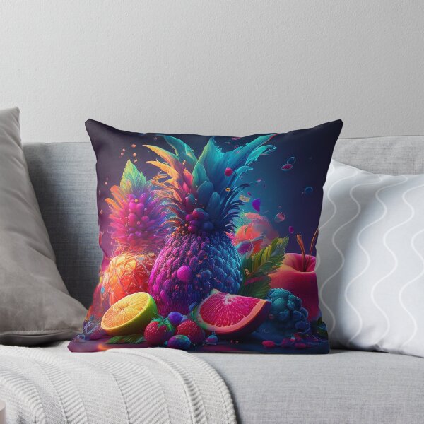 Item preview, Pink blue neon ananas fruit designed and sold by Design your dreams.