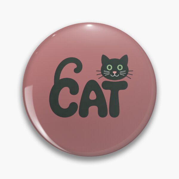 Item preview, CAT Word Art Logo – Minimalist Cat Silhouette Design designed and sold by Akhidrai.