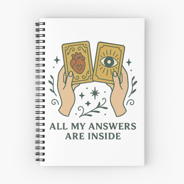 Item preview, All My Answers Are Inside Tarot-Inspired Design designed and sold by Lacritsa .
