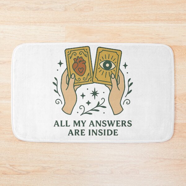 Item preview, All My Answers Are Inside Tarot-Inspired Design designed and sold by Lacritsa .