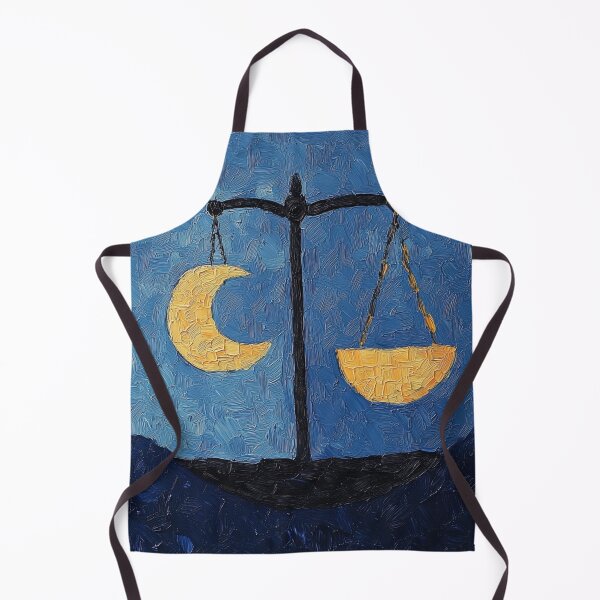 Item preview, Libra zodiac symbol | Post-impressionist painting style designed and sold by ComicsFactory.