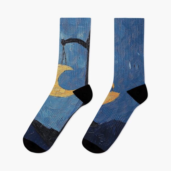 Item preview, Libra zodiac symbol | Post-impressionist painting style designed and sold by ComicsFactory.
