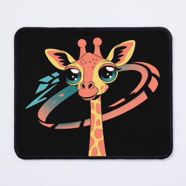 Item preview, Cartoon Cute Giraffe Tallest Land Animal Abstract Background designed and sold by SurrealArtSzysz.