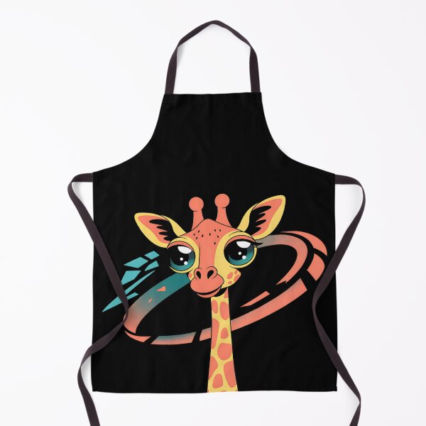 Item preview, Cartoon Cute Giraffe Tallest Land Animal Abstract Background designed and sold by SurrealArtSzysz.