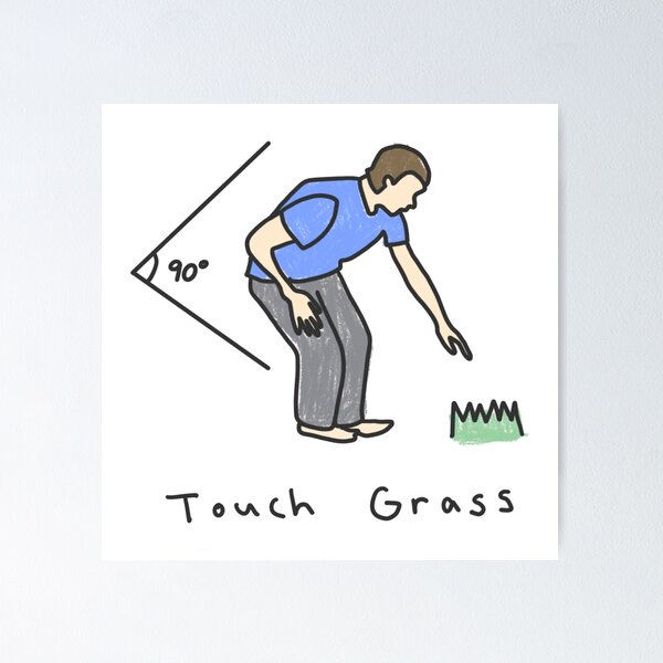 Item preview, Touch Grass designed and sold by Kusa..