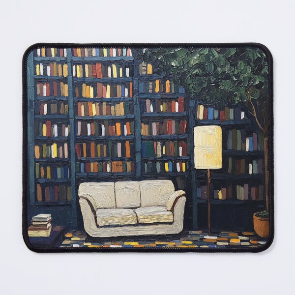 Item preview, Library | Post-impressionist painting style designed and sold by ComicsFactory.