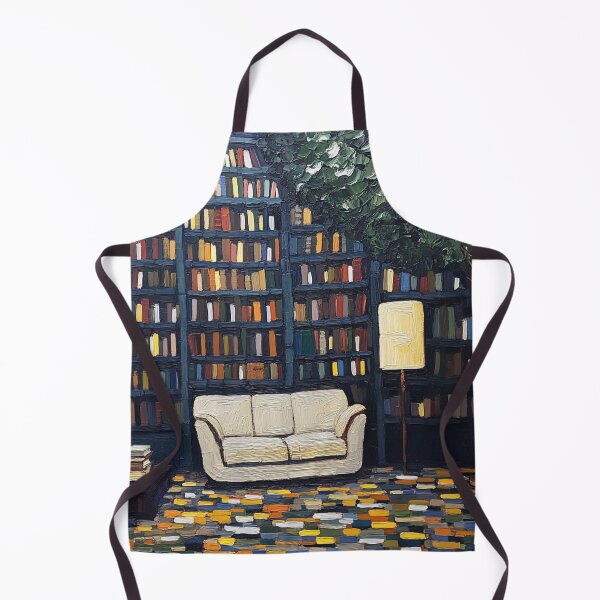 Item preview, Library | Post-impressionist painting style designed and sold by ComicsFactory.