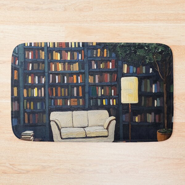 Item preview, Library | Post-impressionist painting style designed and sold by ComicsFactory.