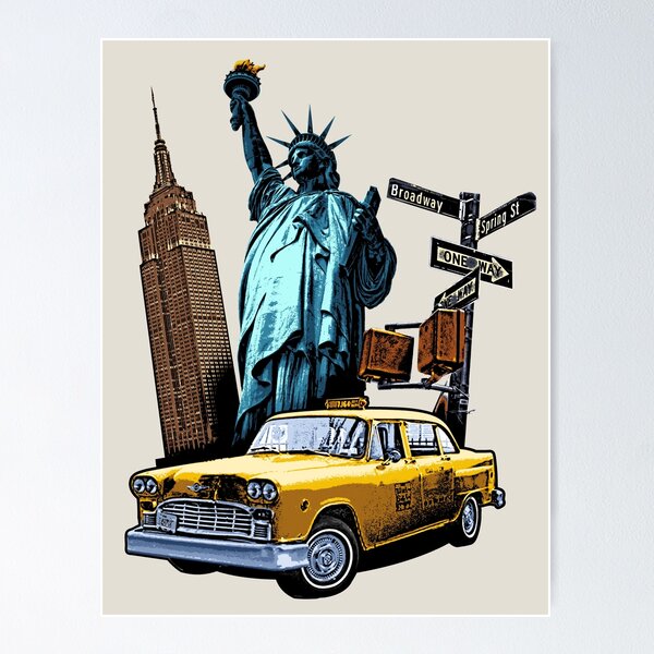 Item preview, new york city yellow cab designed and sold by Mighty-Blue.