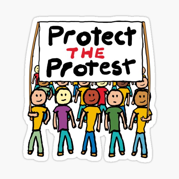 Item preview, Protect the Protest designed and sold by Mark-Ewbie.