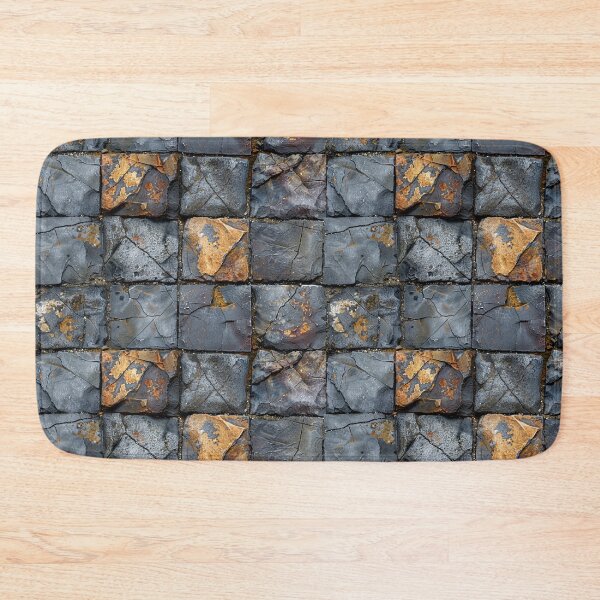 Item preview, Dark Textured Stone Block Wall designed and sold by NTGUILTY.