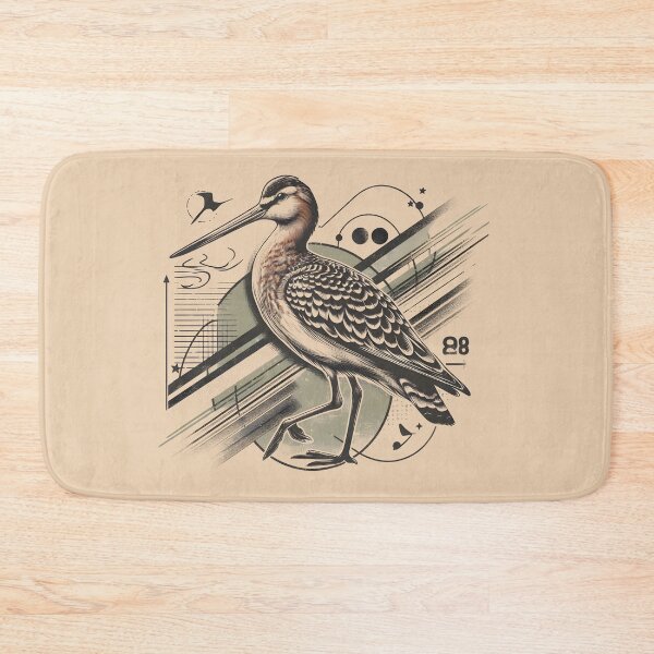 Item preview, Marbled Godwit 7 designed and sold by theAVIARY7.
