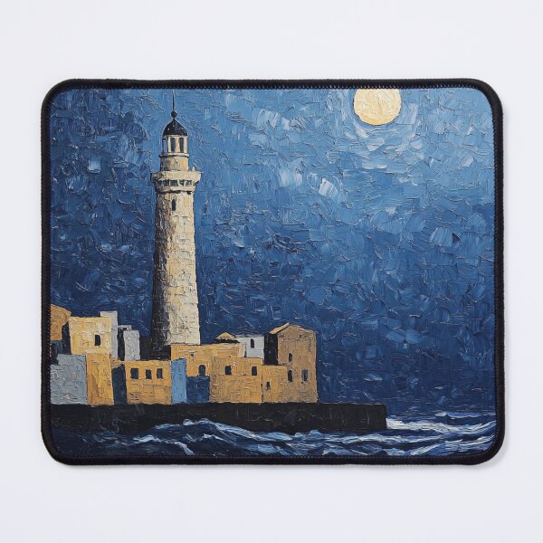 Item preview, Lighthouse of Alexandria | Post-impressionist painting style designed and sold by ComicsFactory.