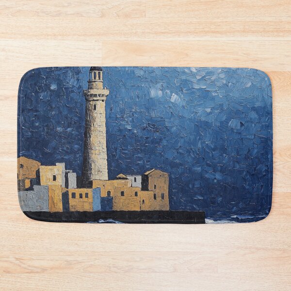 Item preview, Lighthouse of Alexandria | Post-impressionist painting style designed and sold by ComicsFactory.