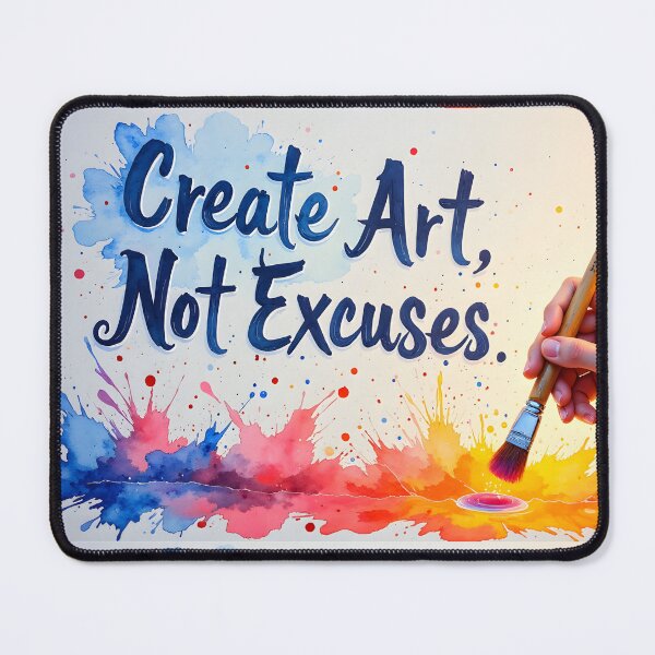 Item preview, Create Art, Not Excuses  designed and sold by nhk999.