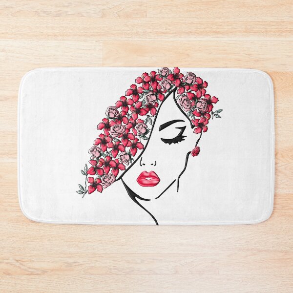 Item preview, Floral Hair Woman 2 designed and sold by m2inspiration.