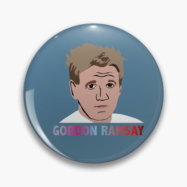 Item preview, Gordon Ramsay illustration  designed and sold by ZooStateofMind.