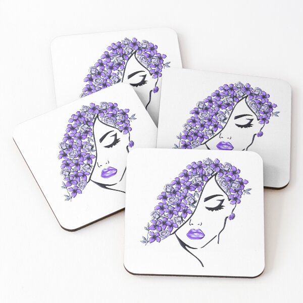 Item preview, Floral Hair Woman 3 designed and sold by m2inspiration.