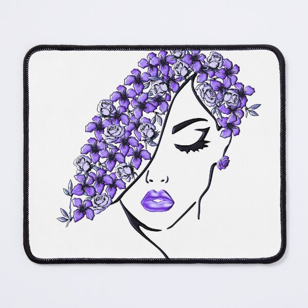Item preview, Floral Hair Woman 3 designed and sold by m2inspiration.