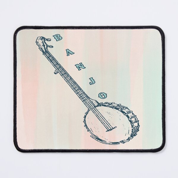 Item preview, The Banjo Musical Instrument Sketched designed and sold by BrightrDayMusicArt.