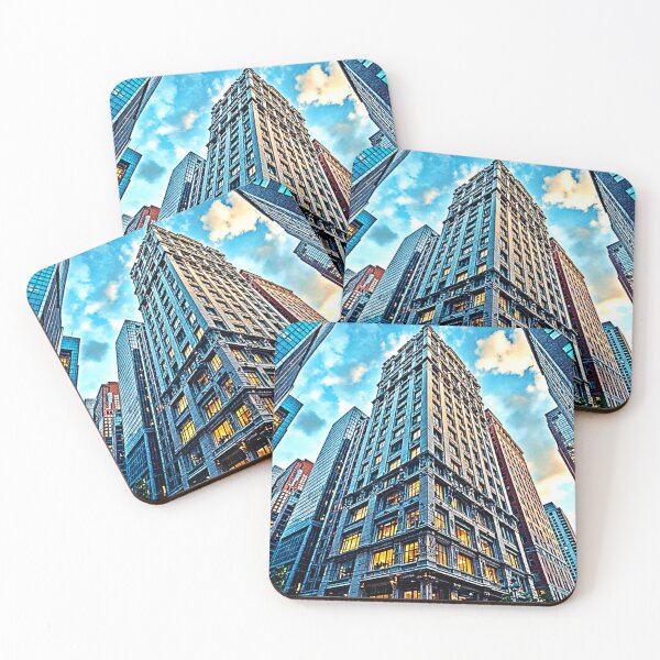 Item preview, City Skyscraper Art designed and sold by Health And Fitness Posts e-Store.