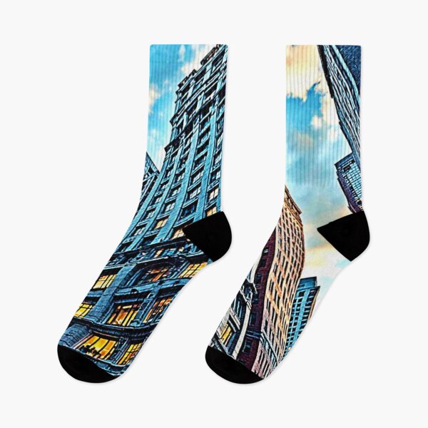 Item preview, City Skyscraper Art designed and sold by Health And Fitness Posts e-Store.