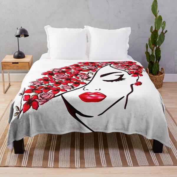 Item preview, Floral Hair Woman 4 designed and sold by m2inspiration.