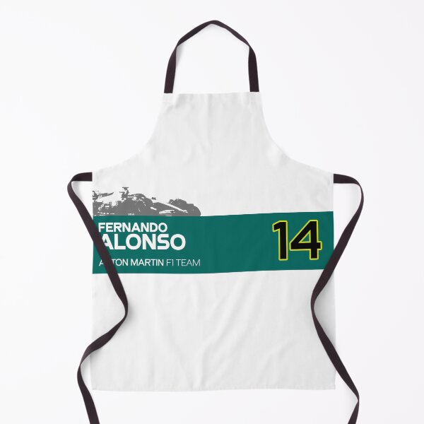 Item preview, Fernando Alonso Aston Stripe 14 Art - F1 Driver & Team Graphic | Racing Number designed and sold by Studio F1Grid.