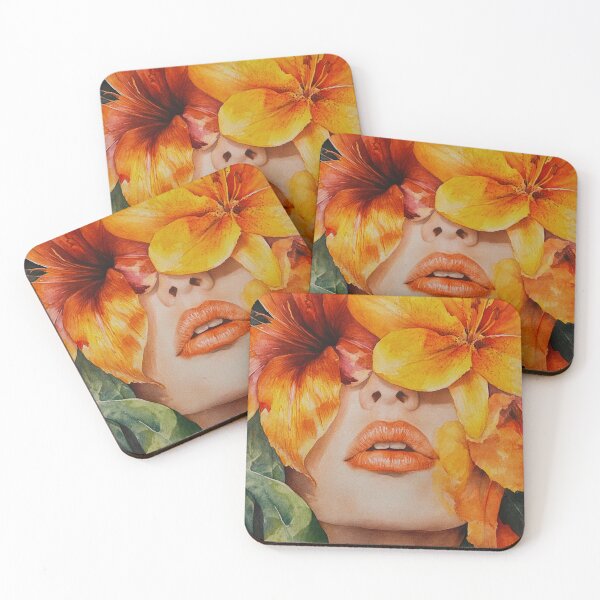 Item preview,  Beauty in Flowers in Watercolor Painting  designed and sold by MahsaWatercolor.