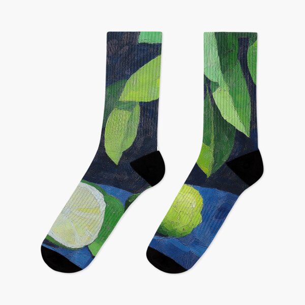 Item preview, Lime fruit | Post-impressionist painting style designed and sold by ComicsFactory.