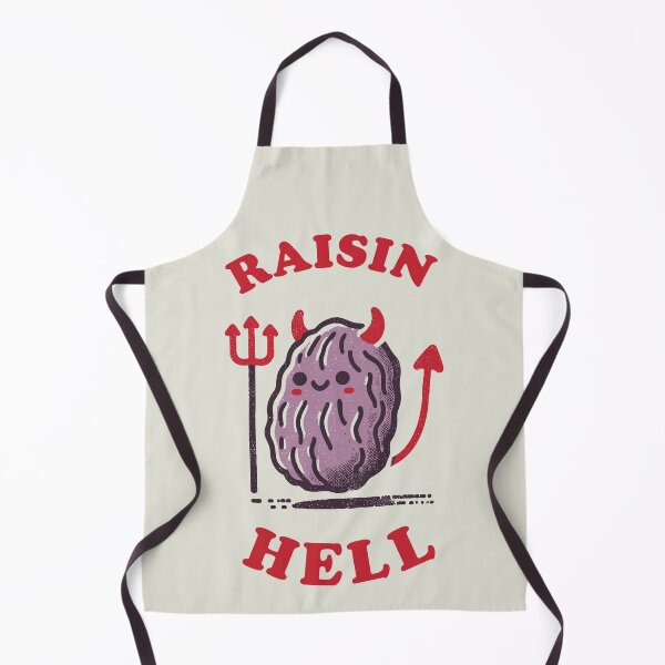 Item preview, Raisin Hell Funny Devil Snack Pun Design designed and sold by Victor Shadehorn.