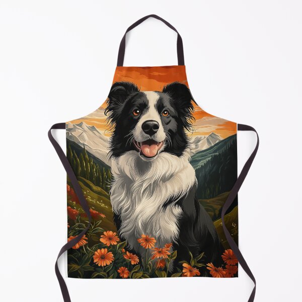 Item preview, Border Collie Mountain Portrait designed and sold by PetsArt.