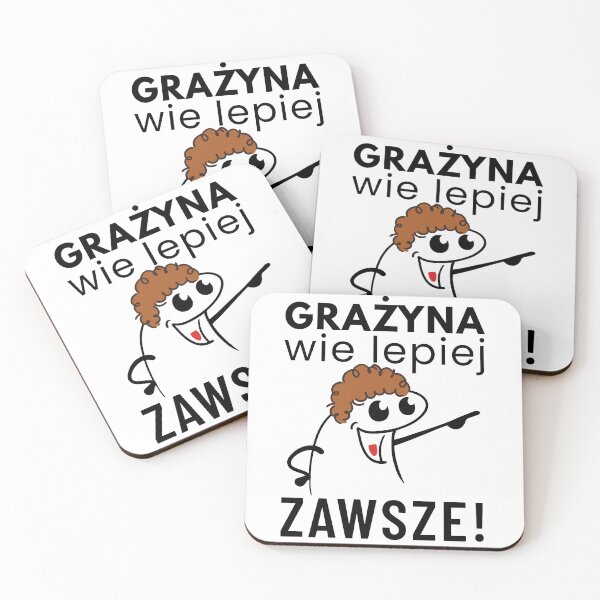 Item preview, Grażyna Wie Lepiej Zawsze!| Funny Polish Woman| Polish Humor designed and sold by Anniko Art Studio.