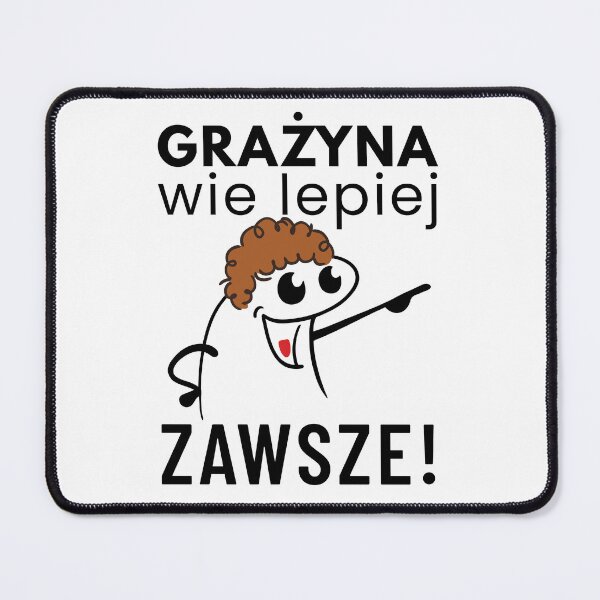 Item preview, Grażyna Wie Lepiej Zawsze!| Funny Polish Woman| Polish Humor designed and sold by Anniko Art Studio.