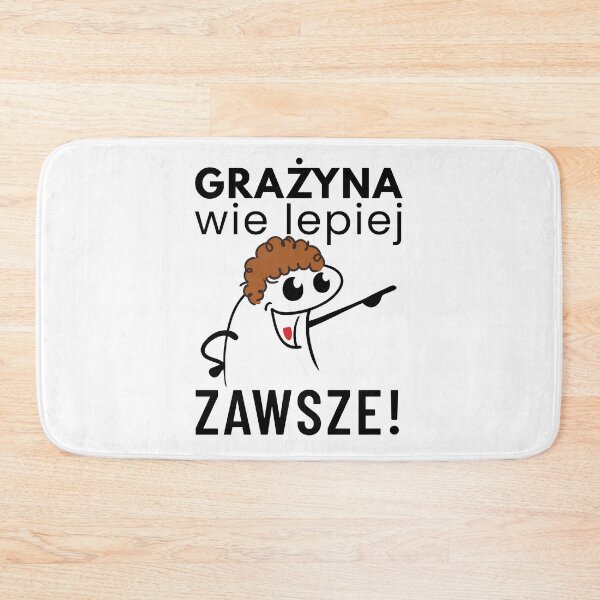 Item preview, Grażyna Wie Lepiej Zawsze!| Funny Polish Woman| Polish Humor designed and sold by Anniko Art Studio.