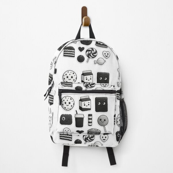 Item preview, Black and White Kawaii Food Sticker Collection designed and sold by CreativeLarysa.