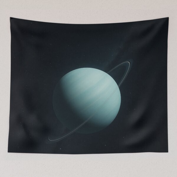 Item preview, Realistic Uranus Planet Artwork – Tilted Gas Giant with Rings designed and sold by PrometheusStyle.