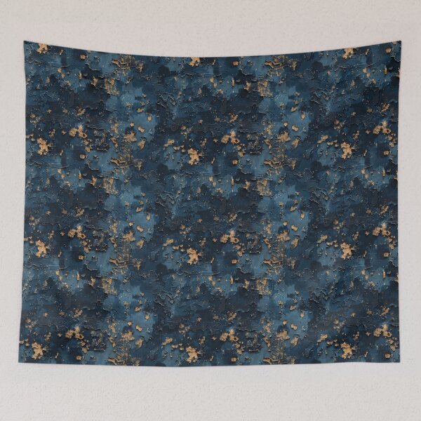 Item preview, Peeling Blue Paint on Rusty Metal designed and sold by NTGUILTY.