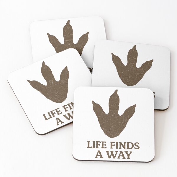 Item preview, T-Rex Footprint – “Life Finds a Way” Dinosaur Quote Design designed and sold by Horror Camp.