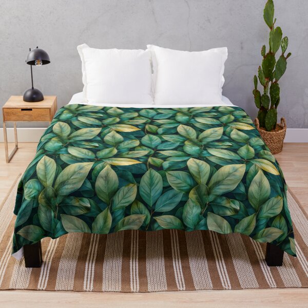 Item preview, Lush Bay Leaf Pattern designed and sold by NTGUILTY.