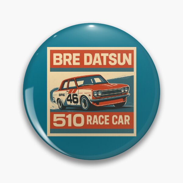 Item preview, BRE Datsun 510 #46 Retro Race Car Poster – Vintage Racing Pop Art designed and sold by TheArtOfCar.