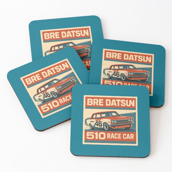 Item preview, BRE Datsun 510 #46 Retro Race Car Poster – Vintage Racing Pop Art designed and sold by TheArtOfCar.