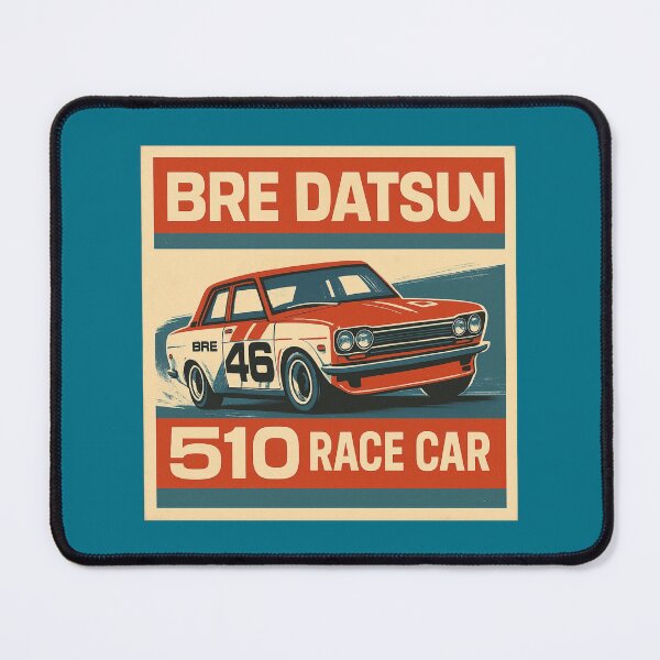 Item preview, BRE Datsun 510 #46 Retro Race Car Poster – Vintage Racing Pop Art designed and sold by TheArtOfCar.
