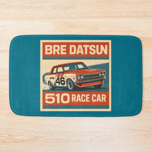 Item preview, BRE Datsun 510 #46 Retro Race Car Poster – Vintage Racing Pop Art designed and sold by TheArtOfCar.